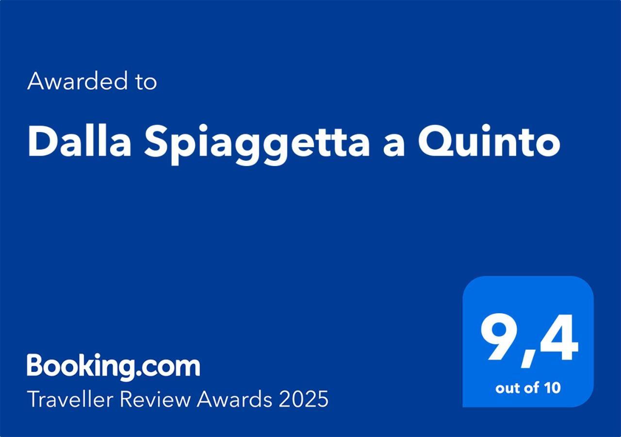 Dalla Spiaggetta A Quinto 热那亚 外观 照片